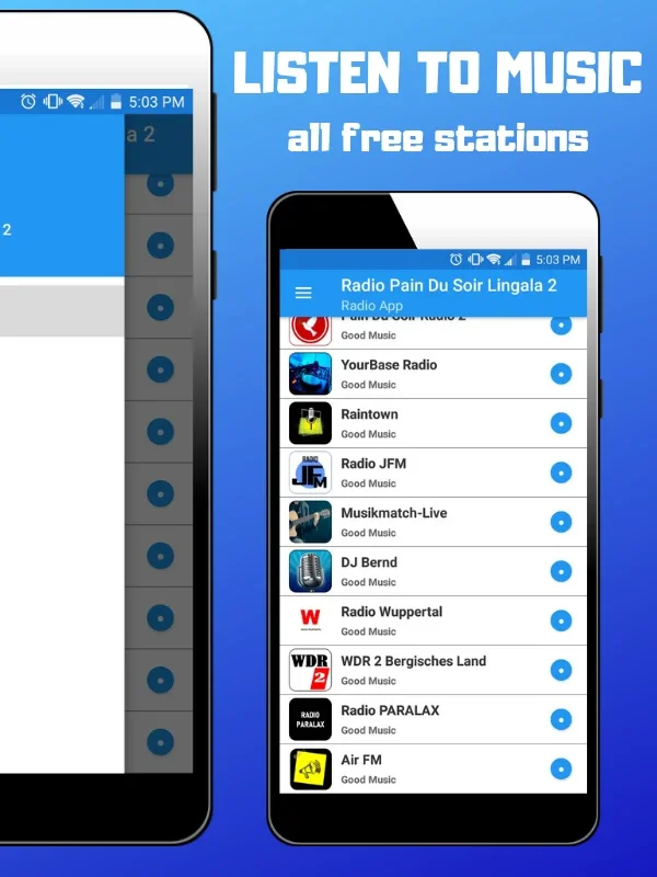 Radio Pain Du Soir Lingala 1 for Android - Enjoy Diverse Radio Stations