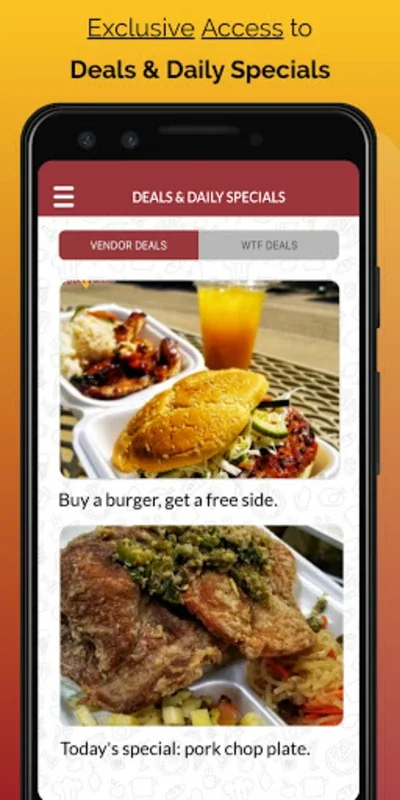 WTF Where's The Foodtruck - Customer App for Android: Find Food Trucks Easily