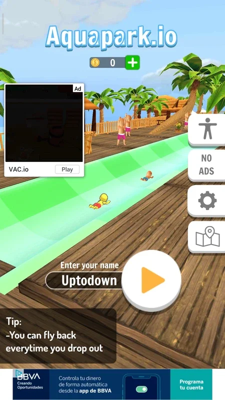 Aquapark.io for Android - Enjoy High Speed Races on a Slip 'n Slide