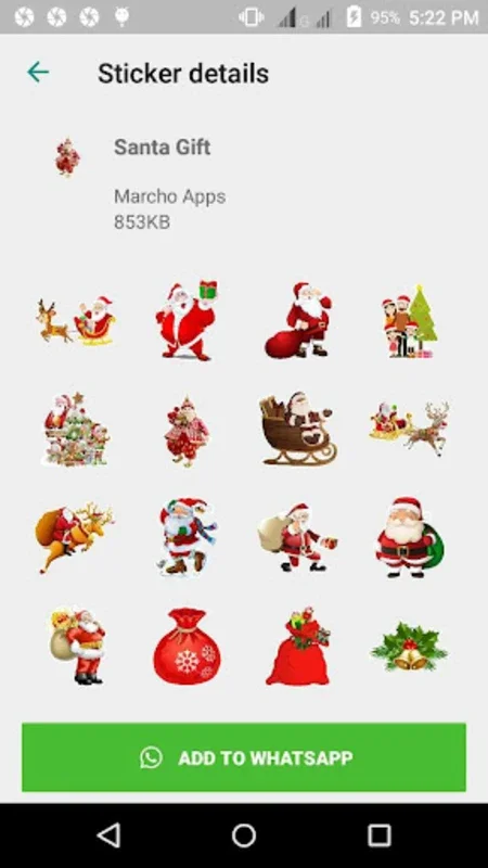 WAStickerApps-Merry Christmas for Android - Enhance Chats