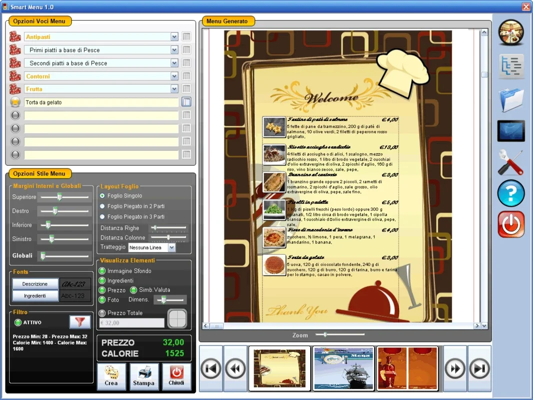 SmartMenu for Windows - Efficient Menu Creation for Hospitality