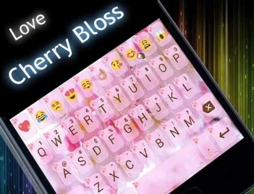 Theme Love Cherry for Emoji Keyboard for Android - Enhance Your Typing