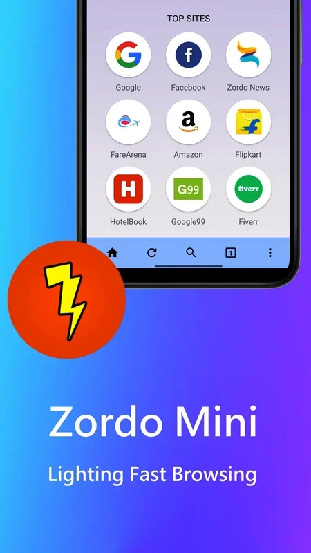 Zordo Mini for Android - A Lightning-Fast Web Browser