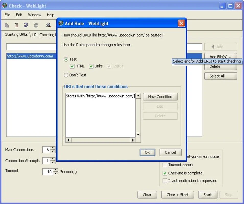 WebLight: Advanced Website Testing Tool for Windows