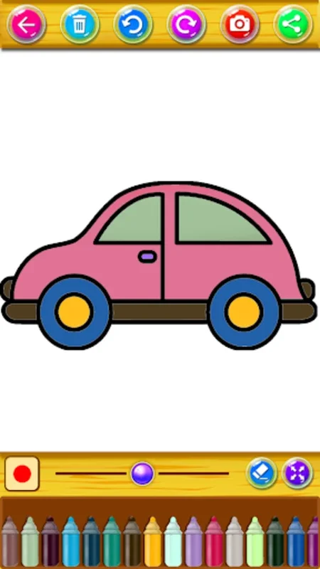 Vehicle Coloring & Drawing Book for Android - Creative Vehicle - themed Coloring