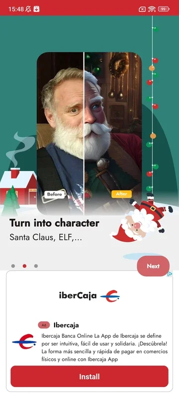 XmasAI: AI Christmas Filter for Android - Download the APK from AppHuts