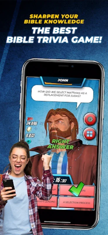 Bible Trivia Game: Heroes for Android - An Engaging Way to Learn the Bible