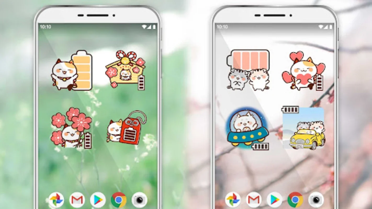 Battery ManekiNekko for Android - Screen Personalization and Optimization