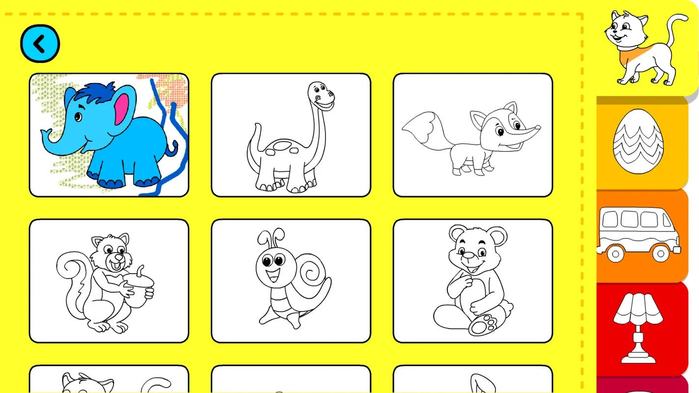 Colouring Games for Kids for Android - Fun and Creative