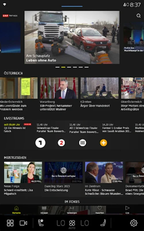 ORF TVthek for Android: Seamless TV Experience