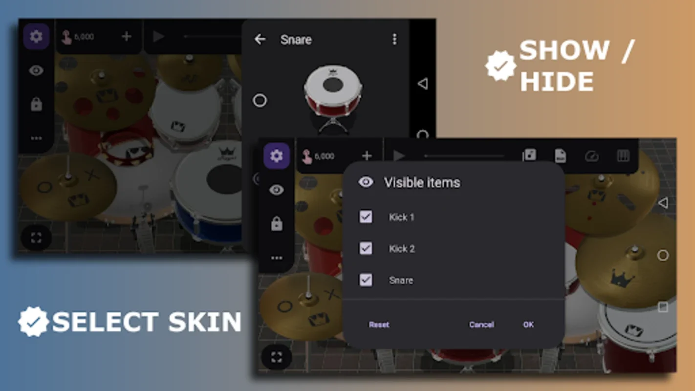 Royal Drum for Android: A Customizable Virtual Drumming Experience