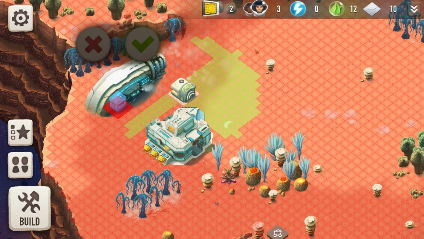 Lunar Battle for Android - Build and Manage Your Space Colony