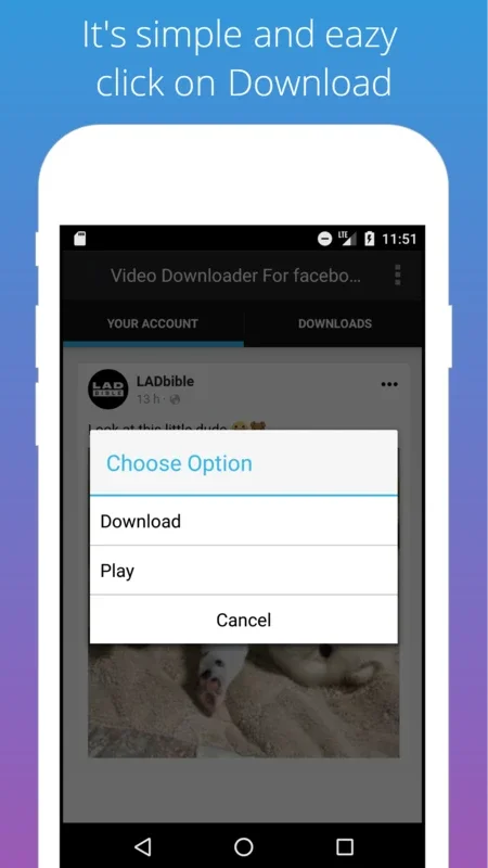 Video Downloader For facebook for Android - Effortless Video Downloads