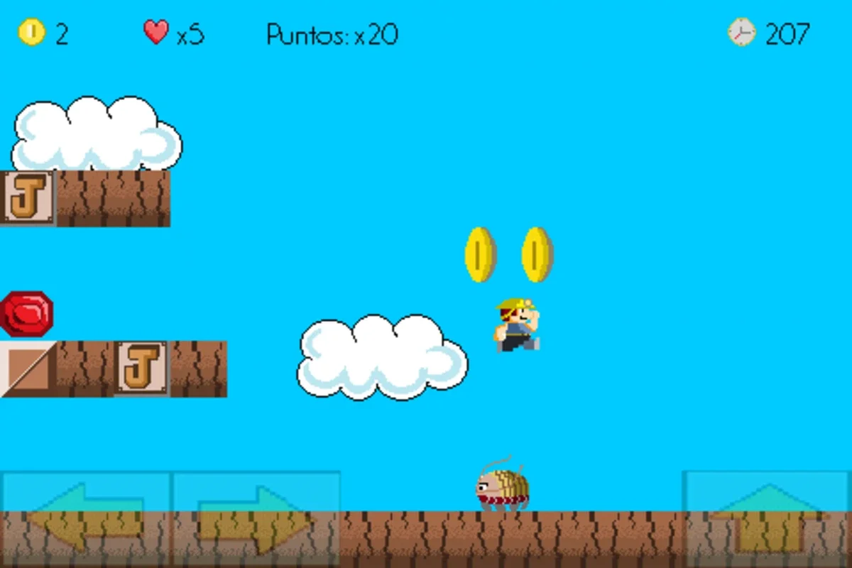 Mobile Jario (Free) for Android - Free Classic Platformer