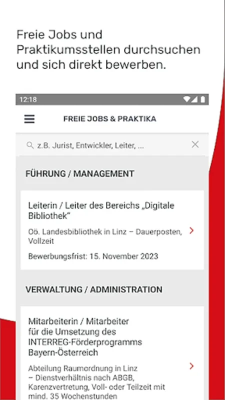 Mein OÖ for Android - Manage Upper Austria Admin Tasks