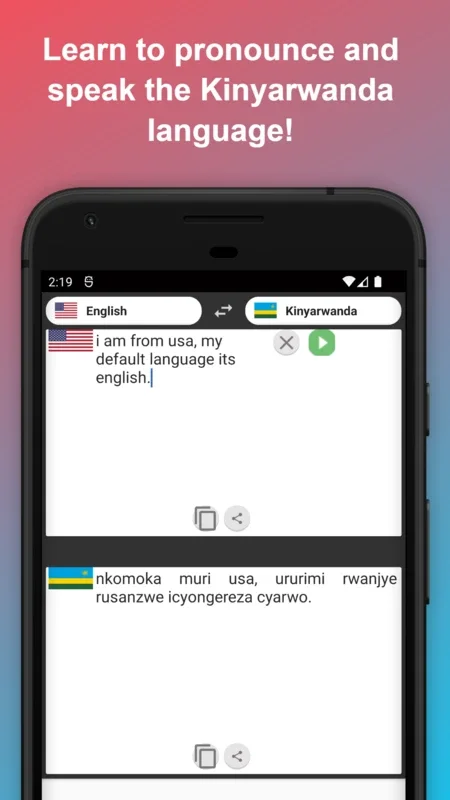 English to Kinyarwanda Translator for Android - Seamless Language Conversion