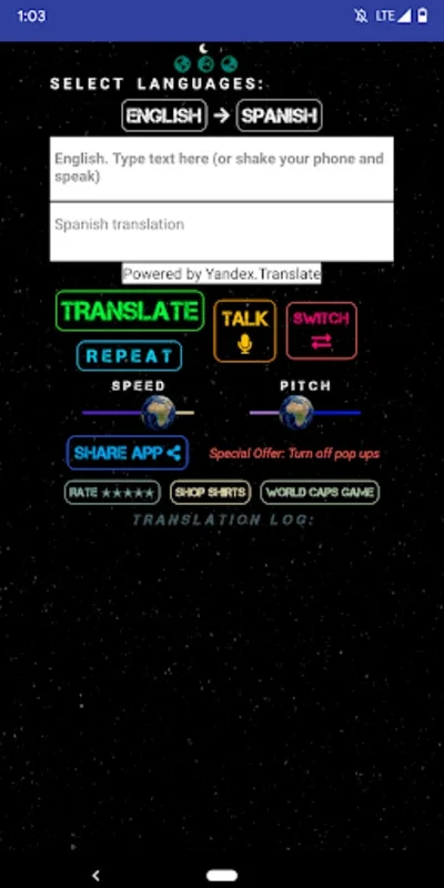 Translate Shake for Android - Seamless Language Translation on Your Device