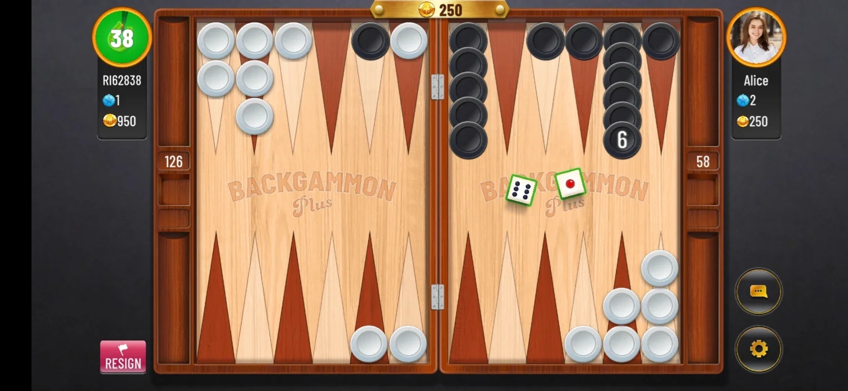 Backgammon Plus for Android - Engaging Strategy Game