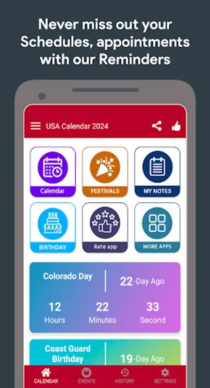 Philippines Calendar 2023 for Android - Organize Your Year