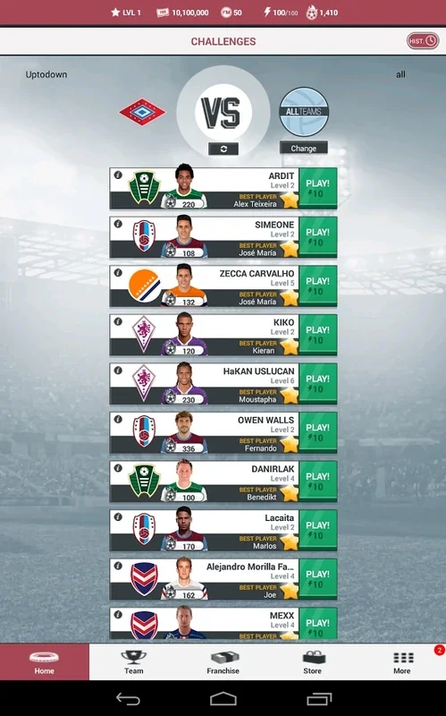 Fantasy Manager Football 2015 for Android: Manage Your Soccer Stars