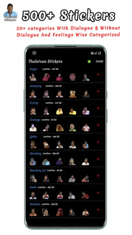 VadiStick - Vadivelu Stickers for Android: Enhance Chats