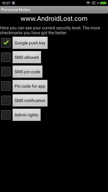 Lost Android for Android - Remote Control with Extra Security