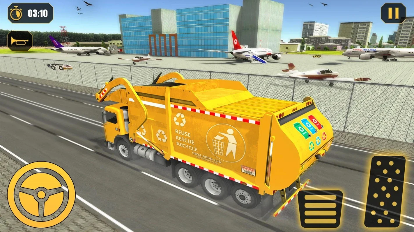 Trash Dump Truck Driver for Android: Fun Trash Collection