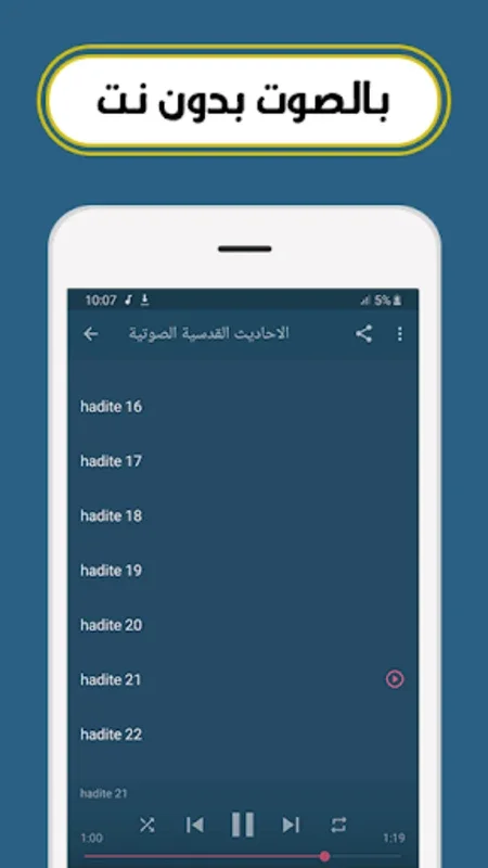 الاحاديث القدسية كاملة بدون نت for Android - Explore Islamic Wisdom