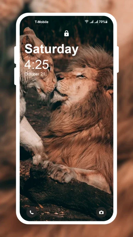 Lion HD Wallpaper for Android - Dazzling Images