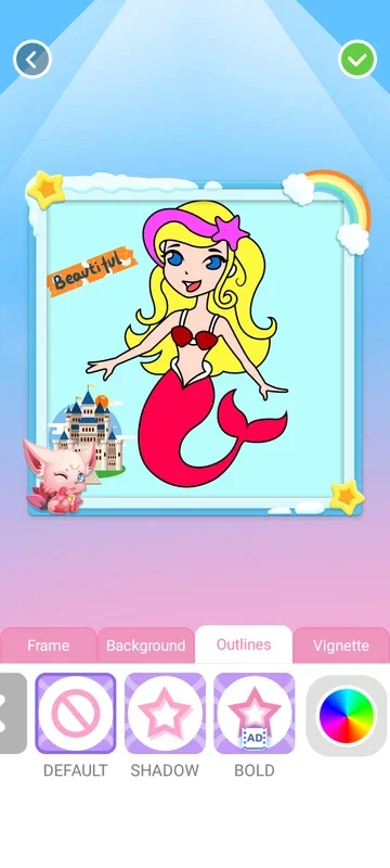 Mermaids Coloring for Android - Color Mermaid Drawings