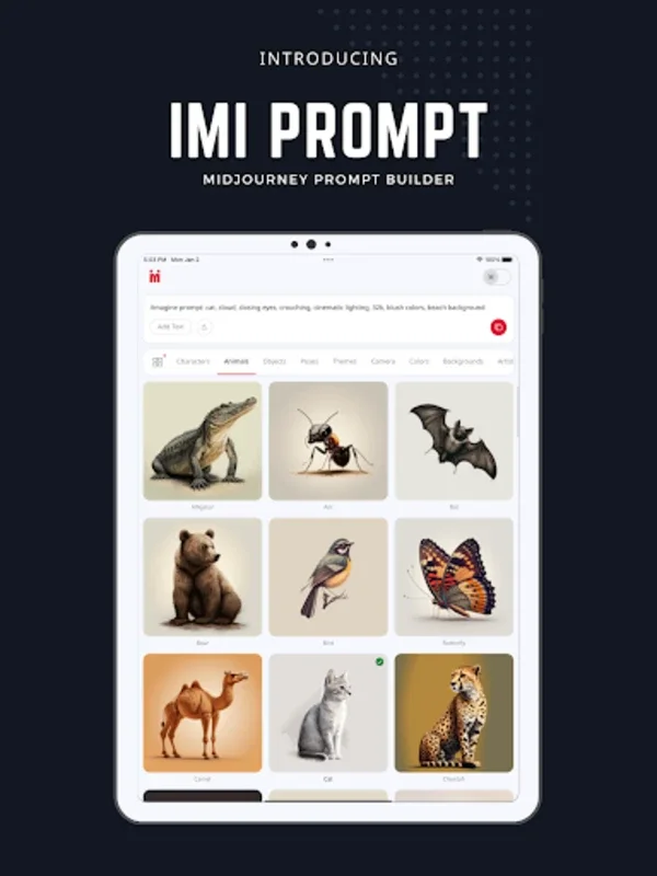 IMI: Midjourney Prompt Builder for Android - Unleash Creativity