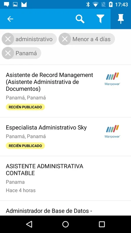 Konzerta for Android - Find Jobs in Panama