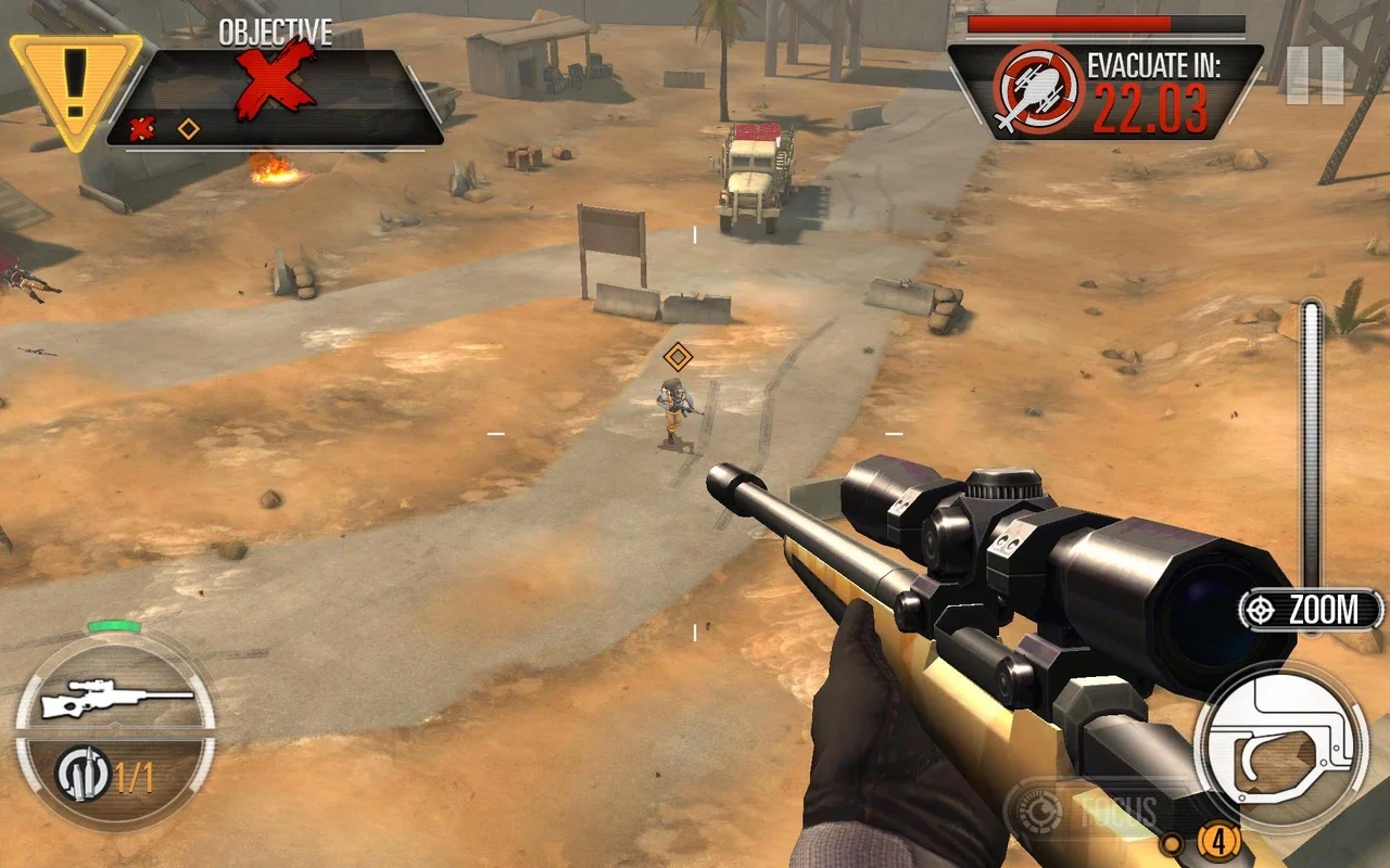 Sniper X Feat Jason Statham for Android - Immersive FPS