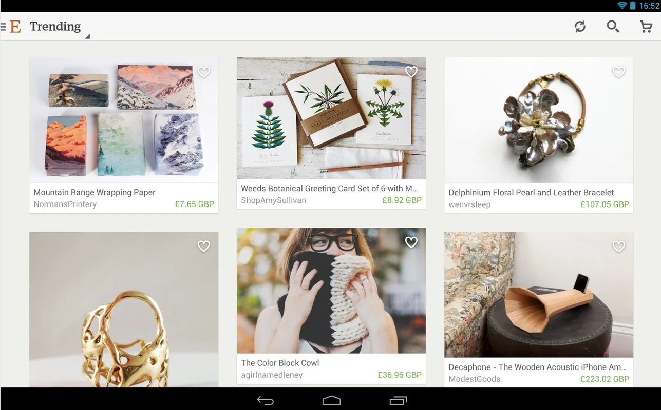 Etsy for Android: A Haven for Handmade and Vintage Items