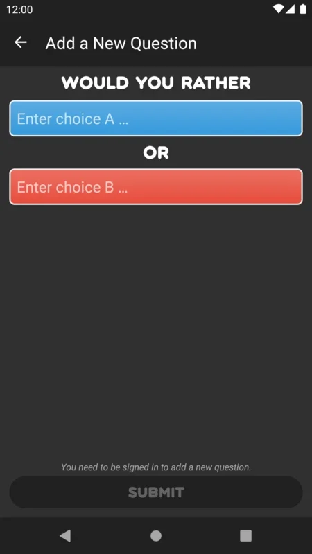 Would You Rather for Android - Download the APK from AppHuts