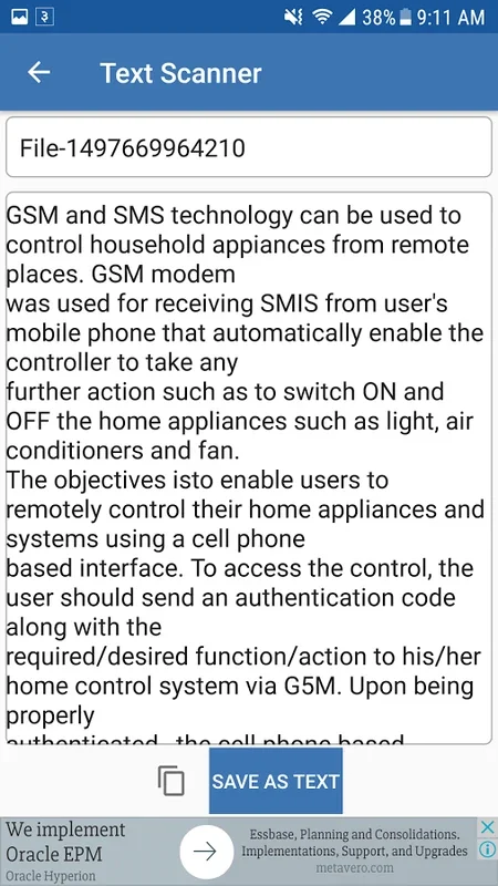 Text Scanner (Scan Computer) - Voice Read for Android: Scan & Listen