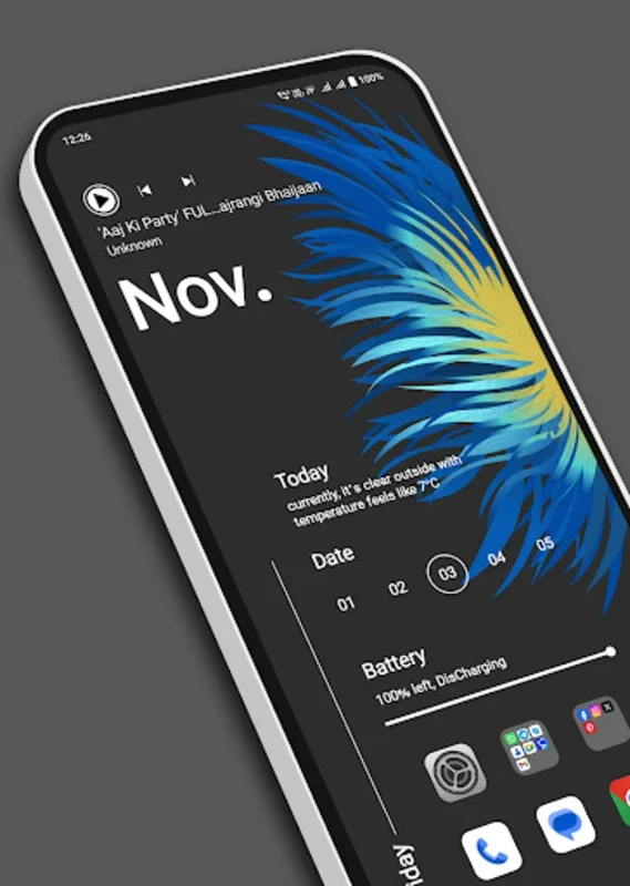 Dark Fusion Launcher for Android - Customize Your Home Screen