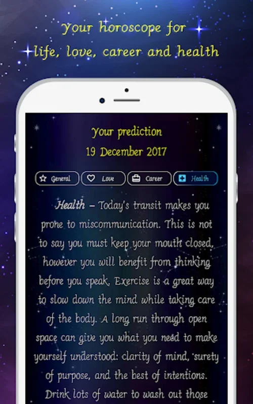 Daily Horoscope Fingerprint for Android - Personalized Insights