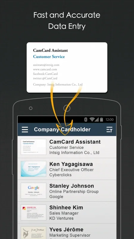 CamCard Biz for Android - Manage Business Contacts Easily