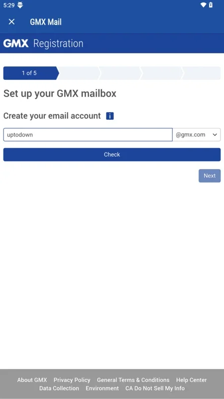 GMX Mail for Android: Efficient Email Management and Cloud Storage