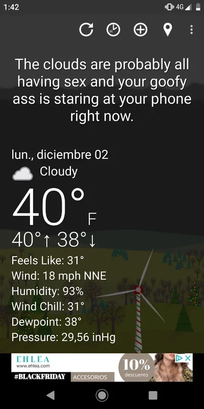 What The Forecast for Android - Check Global Weather Easily