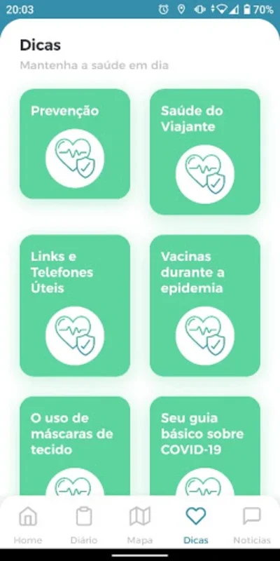 Guardiões da Saúde for Android - Monitor Public Health Trends