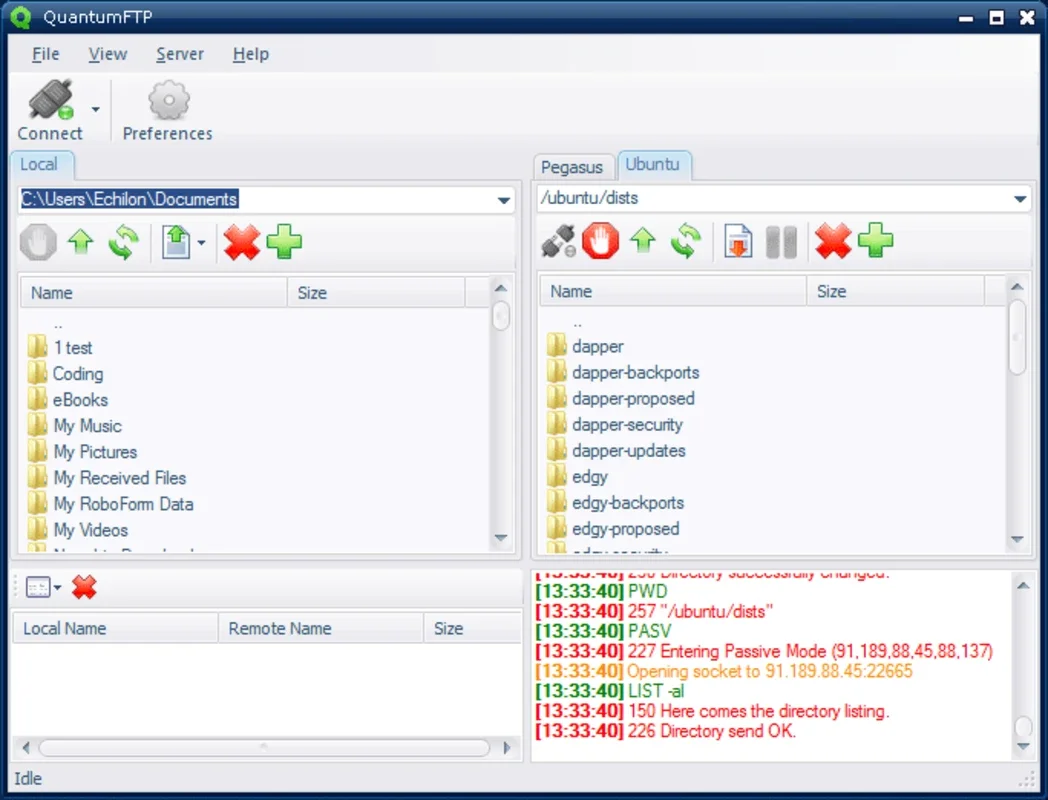 QuantumFTP for Windows - Streamlined File Transfers