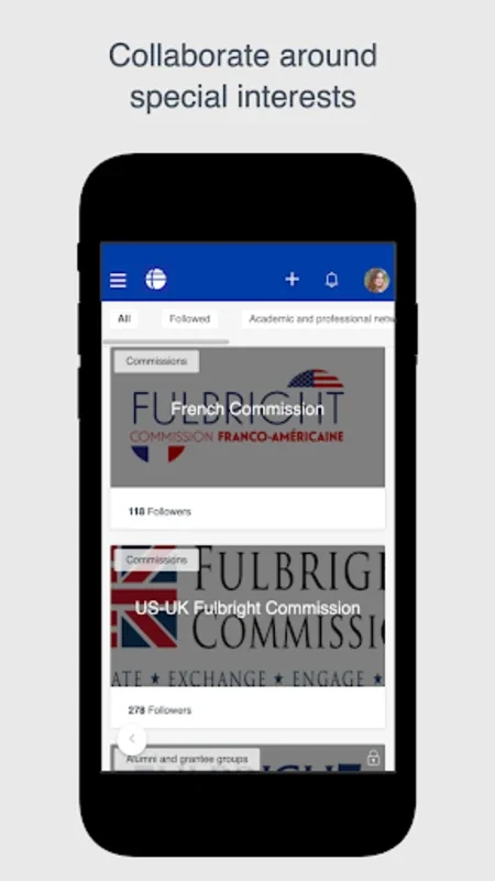 Fulbrighter for Android: Connect with Fulbright Alumni Worldwide