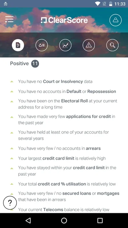 ClearScore for Android - Manage Your Finances Easily