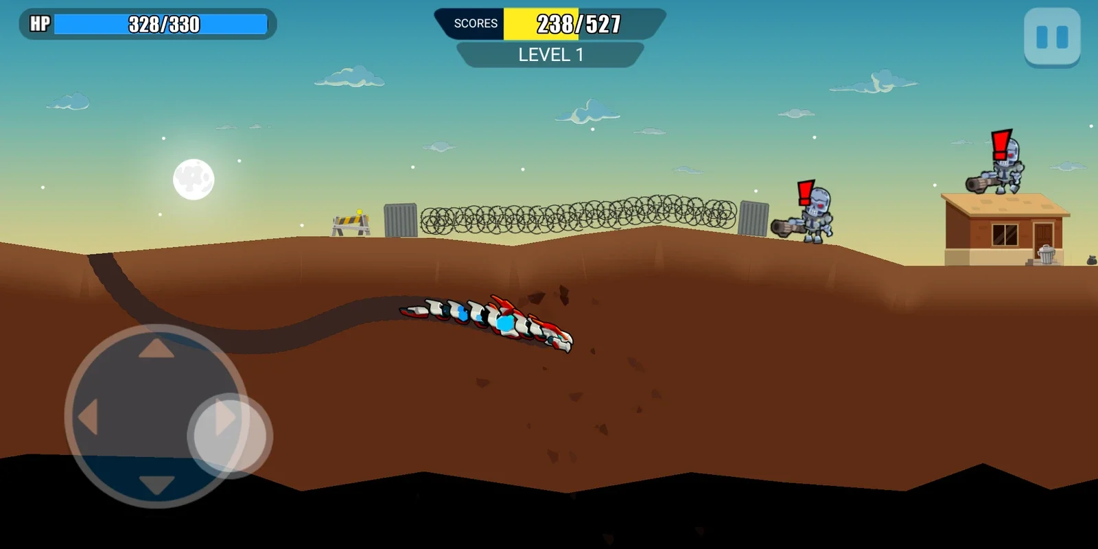 Dragon Drill for Android: A Robotic Dragon's Destruction Spree