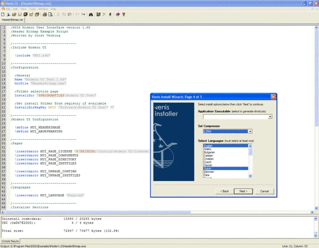 NSIS for Windows - A Flexible Installer Creator