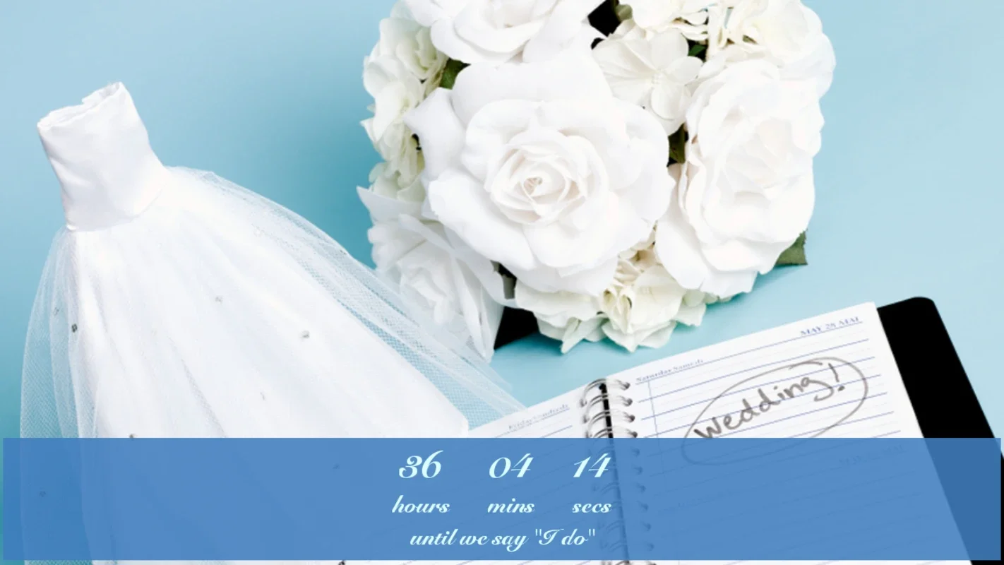 Wedding Countdown Widget for Android - Personalized Romance