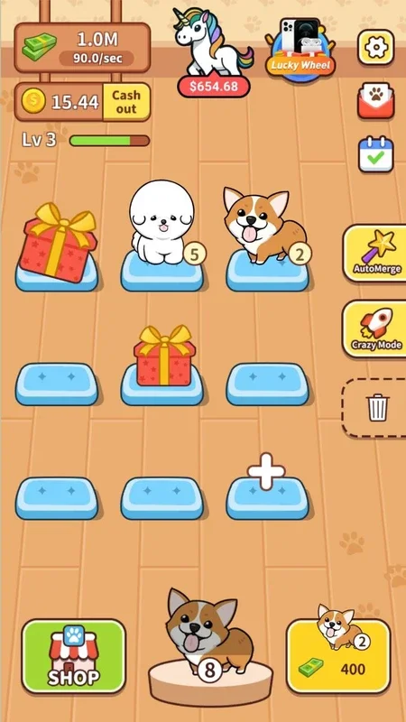 Lucky Puppy for Android - Merge Dogs and Play Games