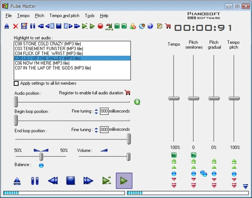 Pulse Master for Windows - Unique Audio Manipulation